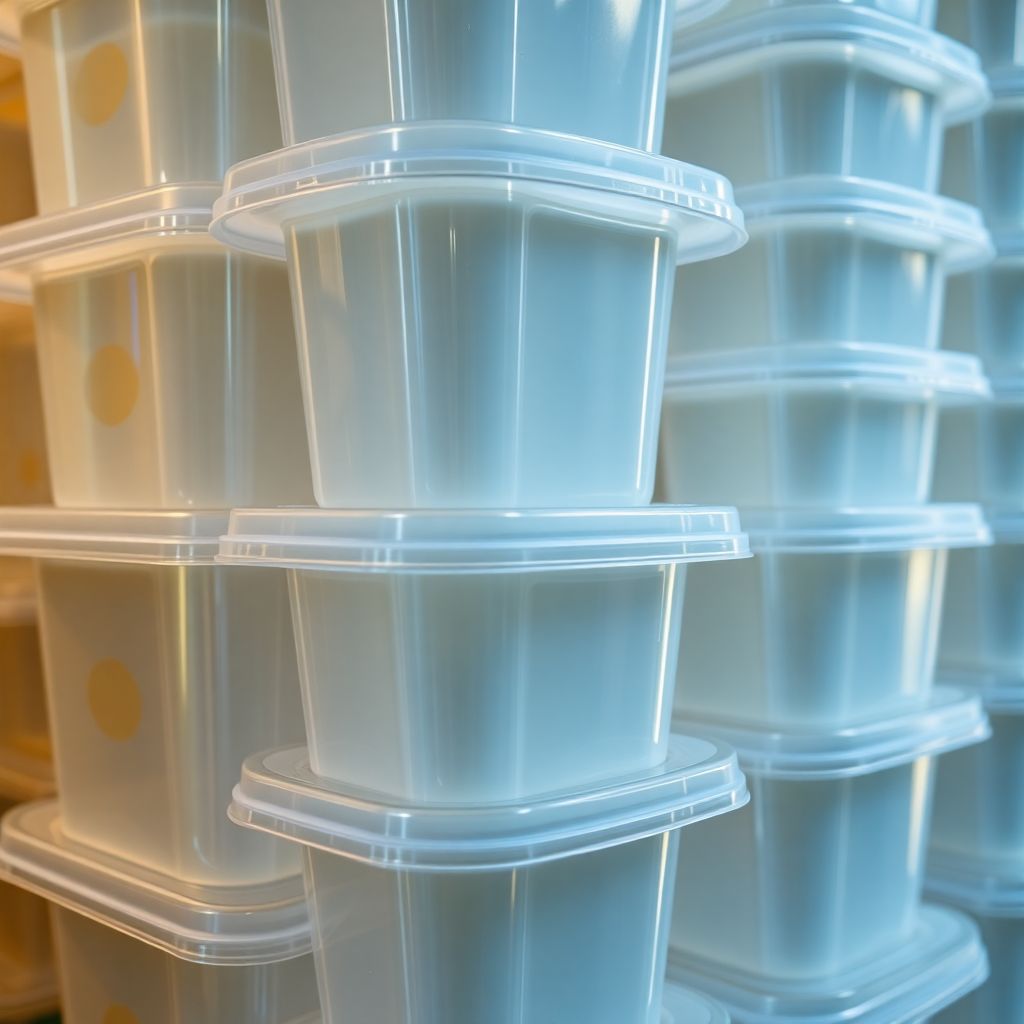 Envases de Plastico para Lacteos
