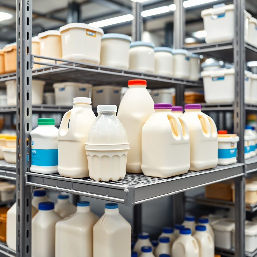 Envases de Plastico para Lacteos